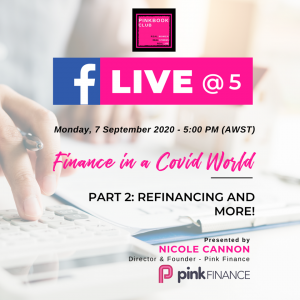 Live @ 5 Workshop with Pink Finance – Part 2: Refinancing and More